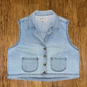 Light Blue Denim Vest